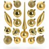 Vianočné ozdoby sada 19 ks zlatá