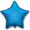 Godan Fóliový balón hviezda - modrá 45 cm