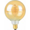 NEDIS LED žárovka E27/ G95/ 3,8 W/ 220 V/ 250 lm/ 2100 K/ stmívatelná/ extra teplá bílá/ retro styl LBE27G95GD