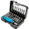 GRAPHITE 56H602, Sada bitov + skrutk, 25 mm, 31 ks