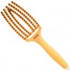 OLIVIA GARDEN FB1PC-JO Fingerbrush Medium Juicy Orange - Profesionálna kefa s diviačími štetinami