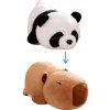 MALÁ KAPYBARA & PANDA OBOJSTRANNÁ HITKA TM Toys 25 cm