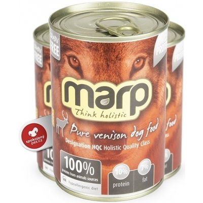 Marp Holistic Dog konzerva Pure Venison 400 g