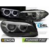 Tuning-tec XENONOVÉ SVETLOMETY ANJELSKÉ OČI LED DRL ČIERNA pasujú na BMW F10 F11 10-07.13