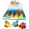 Stavebné stroje 9cm/3druhy - žeriav