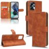 Peňaženkové kožené puzdro Magnetic Flip na Motorola Moto G13 / G23 / G53 5G - Hnedá