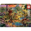Educa puzzle Land of Dinosaurs 1000 dielov a fix lepidlo