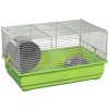 Small Animals Klietka pre m. hlodavce sedo-zelena vybava zelena 39*25,5*22 cm