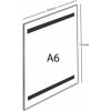 Plexi kapsa magnet A6 na výšku - A6 PX-KP-V-Magnet - 1 ks