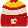 47 Brand Pánská zimní čepice Calgary Flames NHL Clubhouse Jennings ’47 Cuff Knit