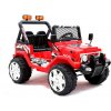 Terénne elektrické autíčko Megacar Jeep S618, 2x45W, 1x12V 7Ah, červený