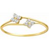 Silvego Zlatý prsteň Deidra s Brilliance Zirconia zo žltého 14kt zlata FNNNP229RGY