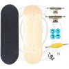 Alien Fingers Common - drevený fingerboard 29mm - Red Wheels
