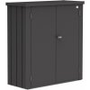 Biohort Záhradná skriňa Romeo M tmavo sivá 132 x 57 x 140 cm