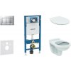 Geberit Duofix - Set predstenovej inštalácie, klozet Alpha s doskou, tlačidlo Sigma30, chróm mat/chróm 111.300.00.5 ND7