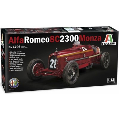 Italeri Model Kit auto 4706 ALFA ROMEO 8C 2300 Monza 33-4706 1:12