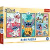 Trefl Stitchov svet / Lilo&Stitch 3 x 80 dielov