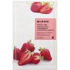 Mizon plátýnková 3D Joyful Time Essence Mask Strawberry maska s jahodami pre zjemnenie a Antioxidácia pleti 23 g