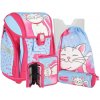 Školská taška - 5-dielny set NEW START s LED osvetlením - White Cat