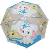 Detský dáždnik sloník 66cm Farba: Svetlomodrá, Veľkosť: 66cm