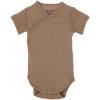 LODGER Hydrofilné zavinovacie body s krátkym rukávom Romper Ciumbelle Beige