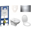 Cenovo zvýhodnený závesný WC set Geberit do ľahkých stien / predstenová montáž + WC S-Line S-line Pro 111.300.00.5ND6
