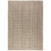Hanse Home , Kusový koberec Bouclé Jute 105975 Grey Brown, 190x280, hnedá, chodba / predsieň