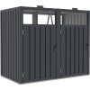 Penta SK Prístrešok na popolnice G21 146x121x82 cm antracitový plechový