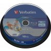 VERBATIM BD-R SL Datalife HTL (10-pack)Blu-Ray/Spindle/6x/25GB Wide Printable
