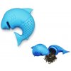 Čajové sitko silikónové žralok, shark Svetlo modrá