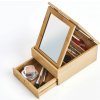 ZELLER Bamboo Cosmetic - bambusový kozmetický box s zrkadlom
