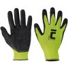 CERVA Rukavice nylonové, latexové PALAWAN, čierno/zelené, veľ. 10/XL