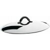 Alessi Sklenená pokrievka MAMI 14 cm, nehrdzavejúca oceľ