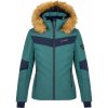 Kilpi ALISIA-W Dámska lyžiarska bunda SL0111KI Tmavo zelená 34