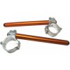 ACCOSSATO CNC-worked clip-ons ACCOSSATO CP004 with metal clamp composed of 2 half-rings 10 degrees inclination, orange