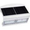 V-TAC solárna nástenná lampa VT-767-7-W 8278 LED 7.00 W denná biela biela, čierna; 8278