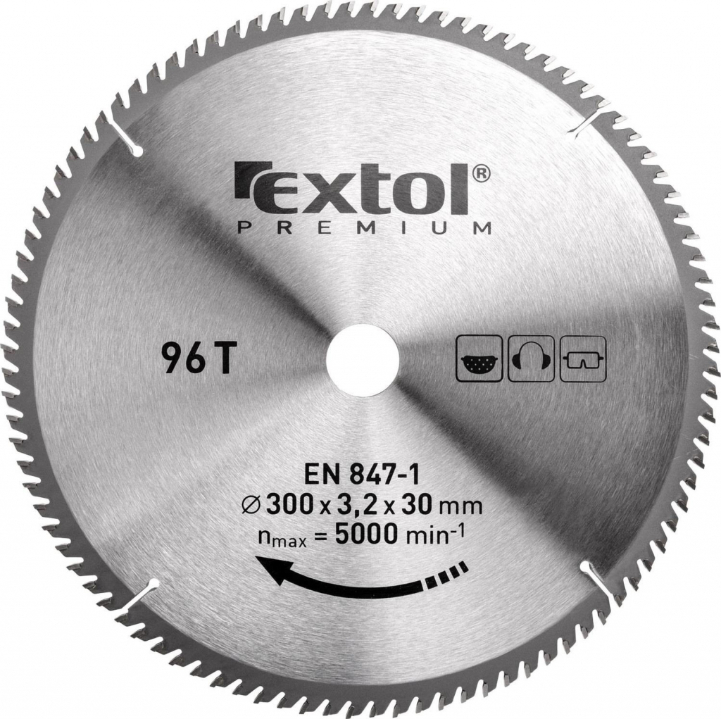 EXTOL PREMIUM kotúč pílový s SK plátkami 350x2,5x30mm 84T 8803254