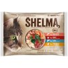 Shelma Cat kura hovädzie losos a treska 4 x 85 g