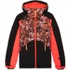 Dievčenská lyžiarska/snowboardová bunda O'Neill, PG ALLURE JACKET čierna,lososová,mix 128