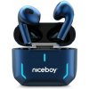 Niceboy HIVE SpacePods modrá / Bezdrôtové slúchadlá / BT 5.1 / IPX5 / 20-20000 kHz / 104 db / Dotykové tlačidlo / USB-C (hive-space-pods)