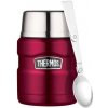 Thermos Style termoska se skládací lžící a šálkem 470 ml malinová