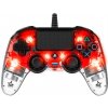 Gamepad Nacon Compact Controller Clear Red (PS4)