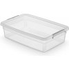 Basestore úložný box s vekom a klipsami 29 l (58 × 39 × 16 cm)