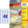 Avery-Zweckform L4736REV-25 45.7 x 21.2 mm papier biela 1440 ks premiestniteľné univerzálne etikety atrament, laser, kópie; L4736REV-25