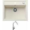 Blanco DALAGO 6 biela soft s excentrom 527063 + Blanco MIDA chróm 517742