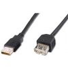 PremiumCord kupaa1bk USB 2.0 prodlužovací, A-A, 1m, černý