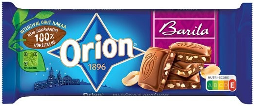 ORION mliečna čokoláda Barila 100 g od 1,55 € - Heureka.sk