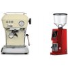 Ascaso Dream ONE, Sweet Cream + Eureka Atom W 65, ferrari red