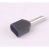 KR015008x2 BK Izolovaná manžeta 2x 1,5mm2x8 100ks