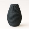 Váza wave Zvoľte farbu: Čierna, Velkosť nova kolekcia: M - 200mm